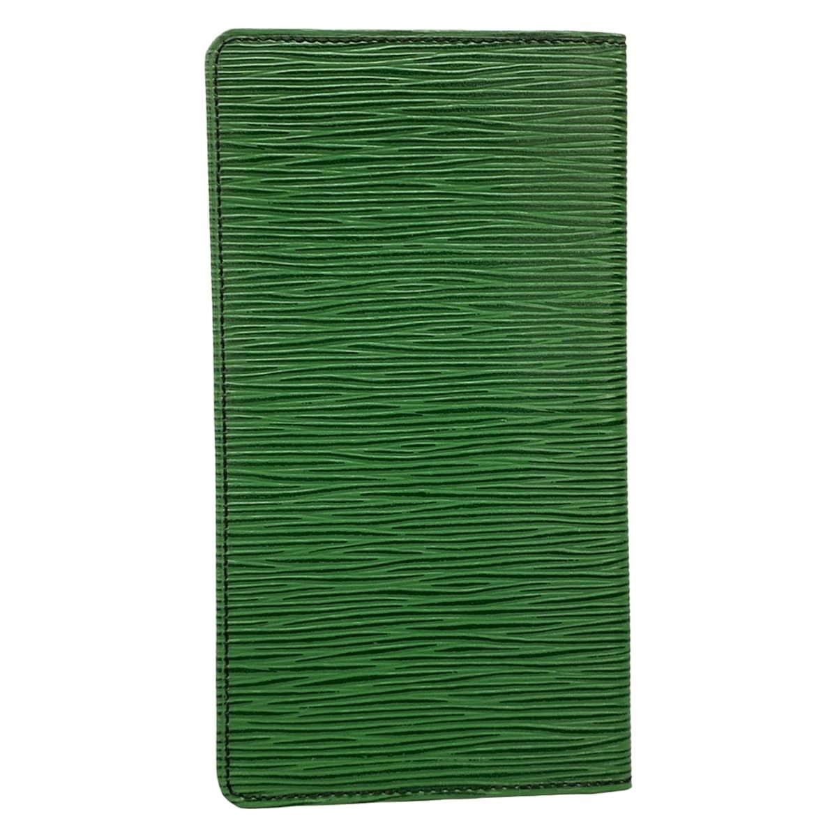 Louis Vuitton Billfold Epi Porte Chequier Cult Cles Borneo Green Leather Wallet — view 2