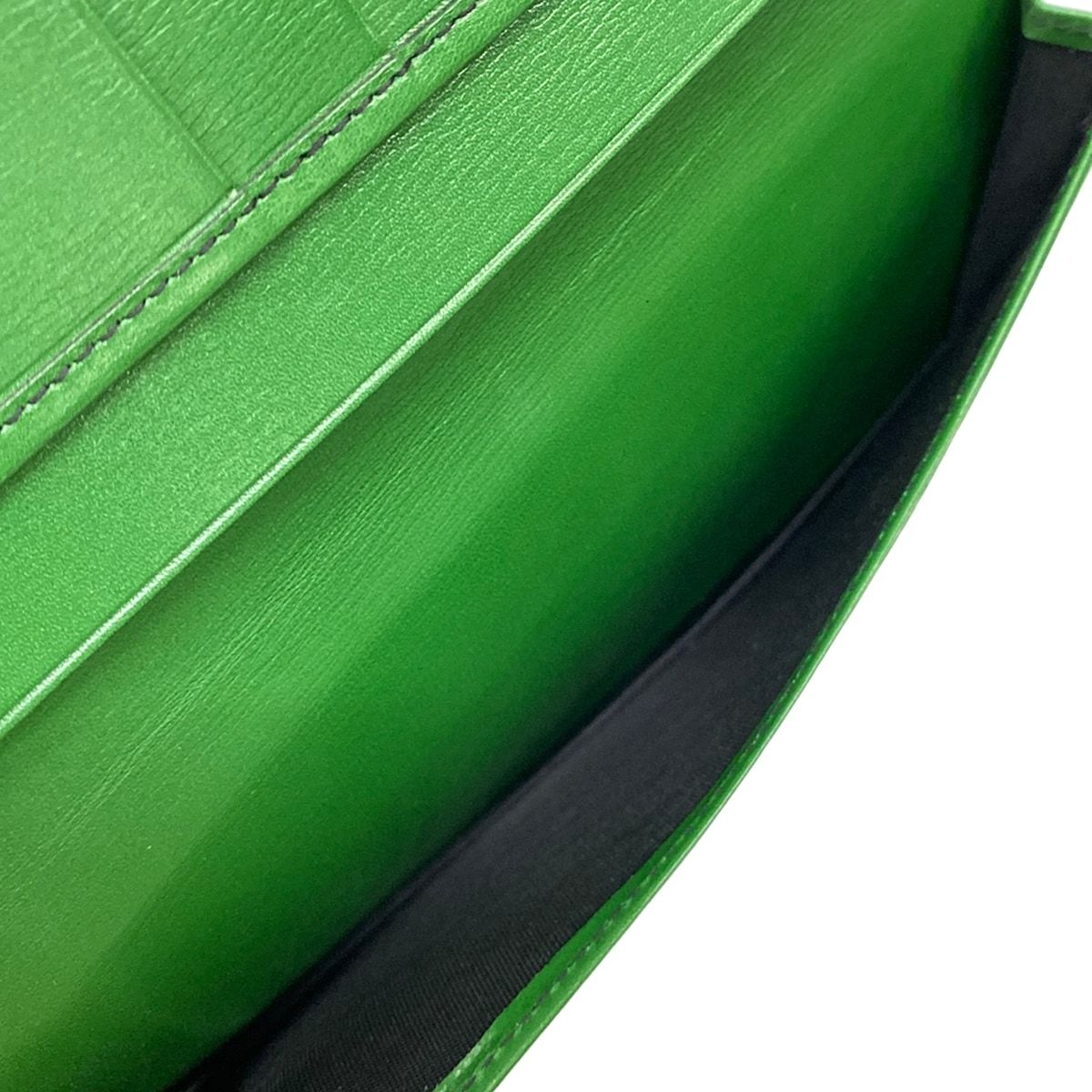 Louis Vuitton Billfold Epi Porte Chequier Cult Cles Borneo Green Leather Wallet — view 4
