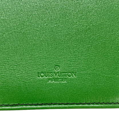 Louis Vuitton Billfold Epi Porte Chequier Cult Cles Borneo Green Leather Wallet — view 5