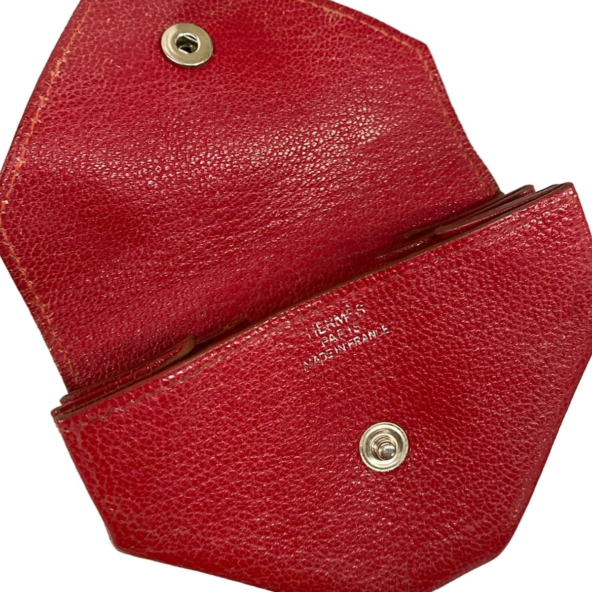 Hermes Coin Case Van Quatre Red — view 3