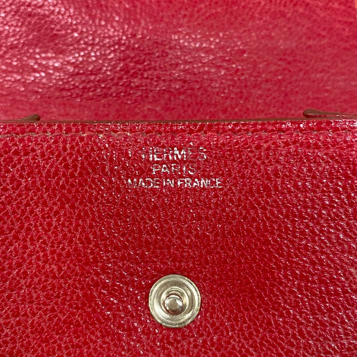 Hermes Coin Case Van Quatre Red — view 5