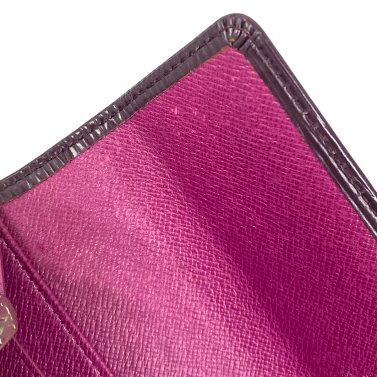 Louis Vuitton Wallet Epi Portefeuille Sarah Cassis Leather — view 7