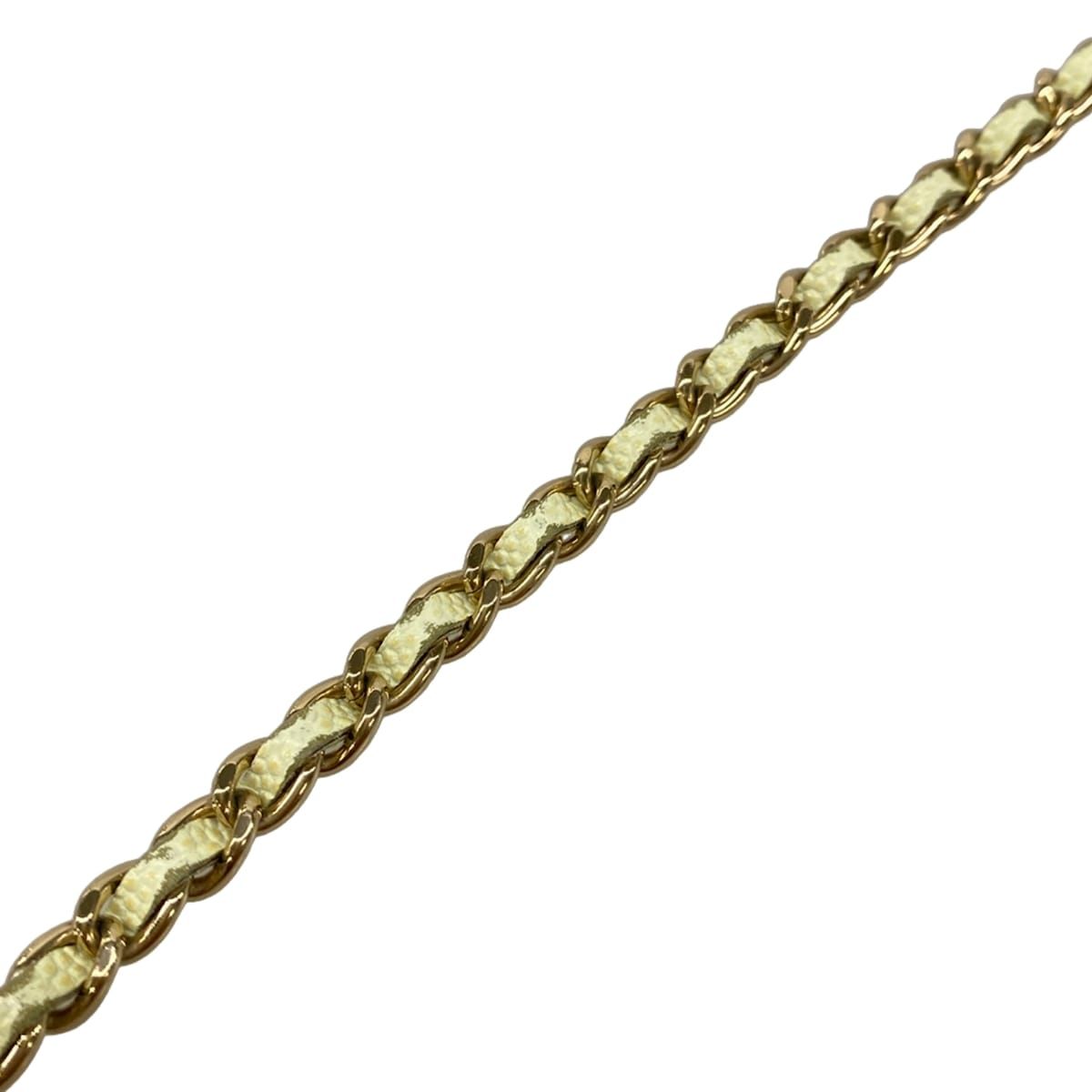 Chanel Wallet Classic Chain Clutch Quilted Light Green Gold — view 6