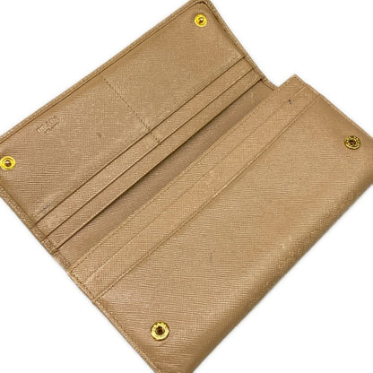 Prada Wallet Pink Beige Ribbon Leather — view 3