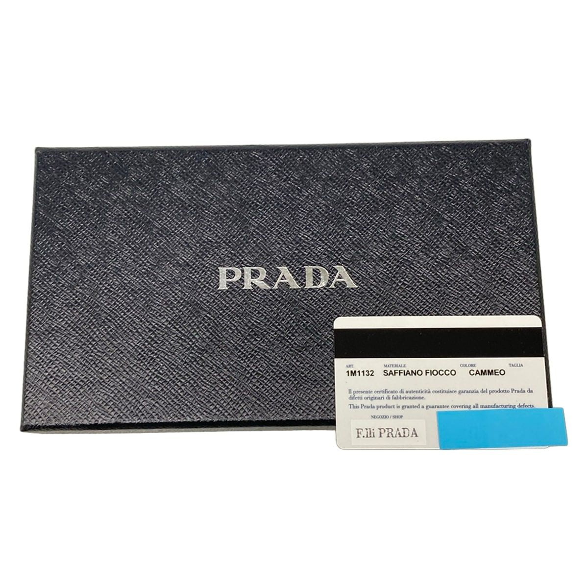 Prada Wallet Pink Beige Ribbon Leather — view 8