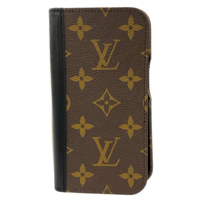 Louis Vuitton Mobile Phone Case Monogram Folio Leather Cowhide