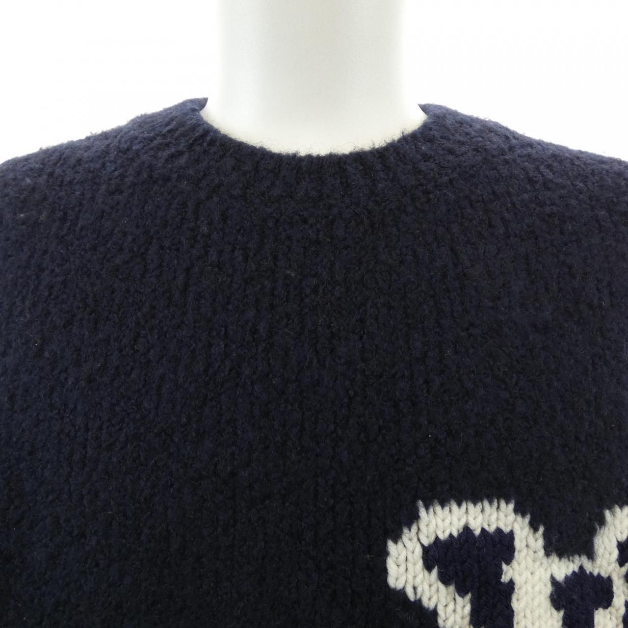 Louis Vuitton LV Intarsia Cru Neck Knit Sweater — view 5
