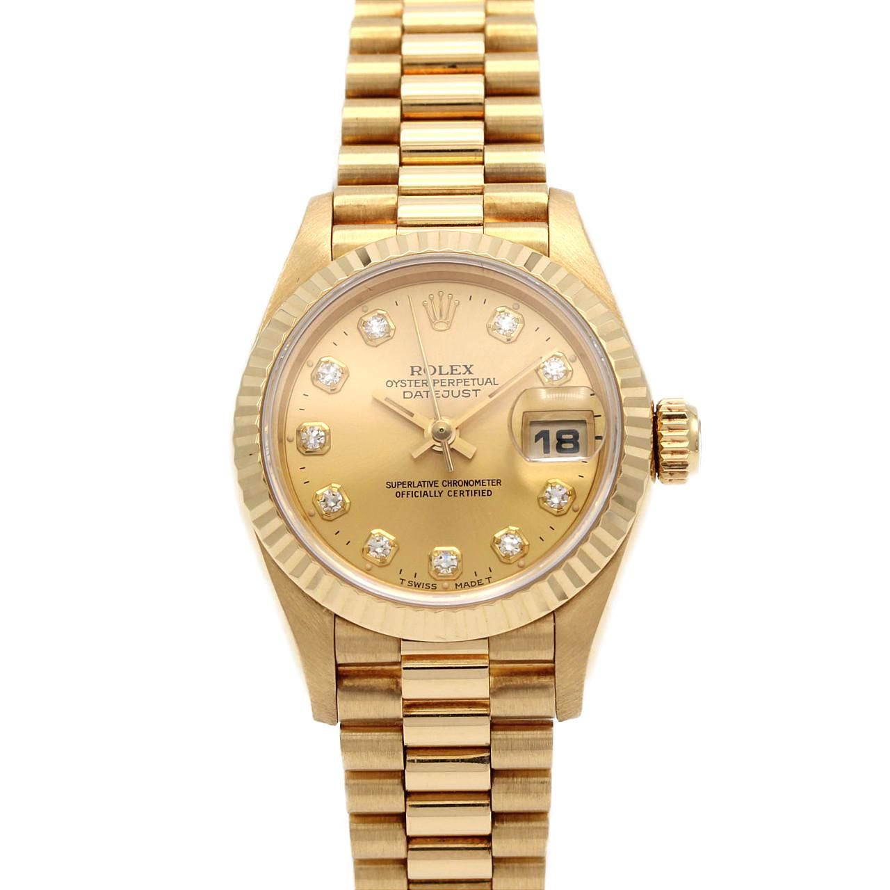 Rolex Datejust YG Automatic Winding Number Watch