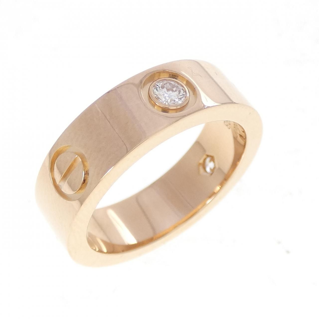 Cartier Love Half Diamond Ring