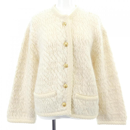Celine Collarless Jacket Beige