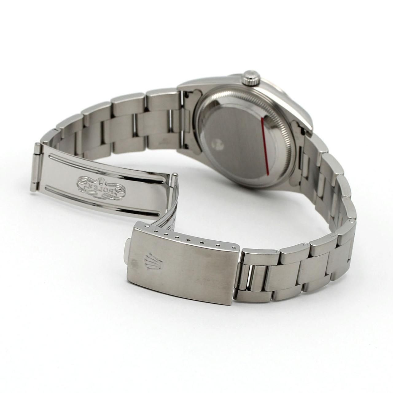 Rolex Oyster Perpetual Date SS Automatic Winding Number Watch — view 7