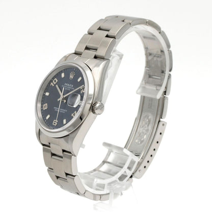 Rolex Oyster Perpetual Date SS Automatic Winding Number Watch — view 2