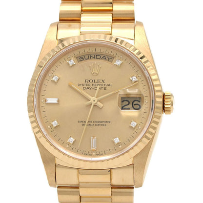 Rolex Day Date YG Automatic Winding L Number Watch