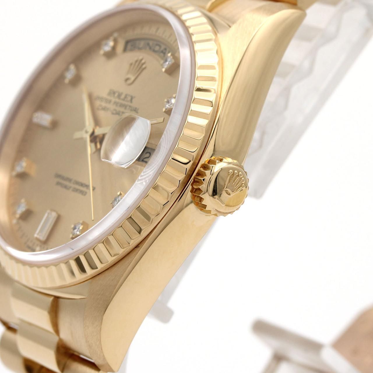 Rolex Day Date YG Automatic Winding L Number Watch — view 4