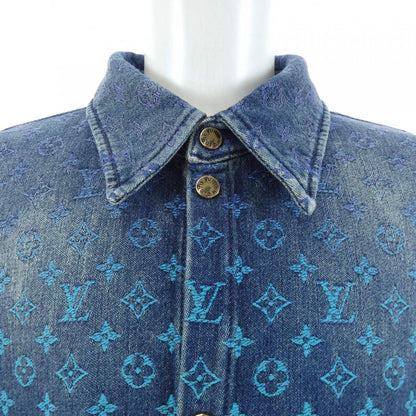 Louis Vuitton Rainbow Monogram Short Sleeve Denim Shirt — view 5