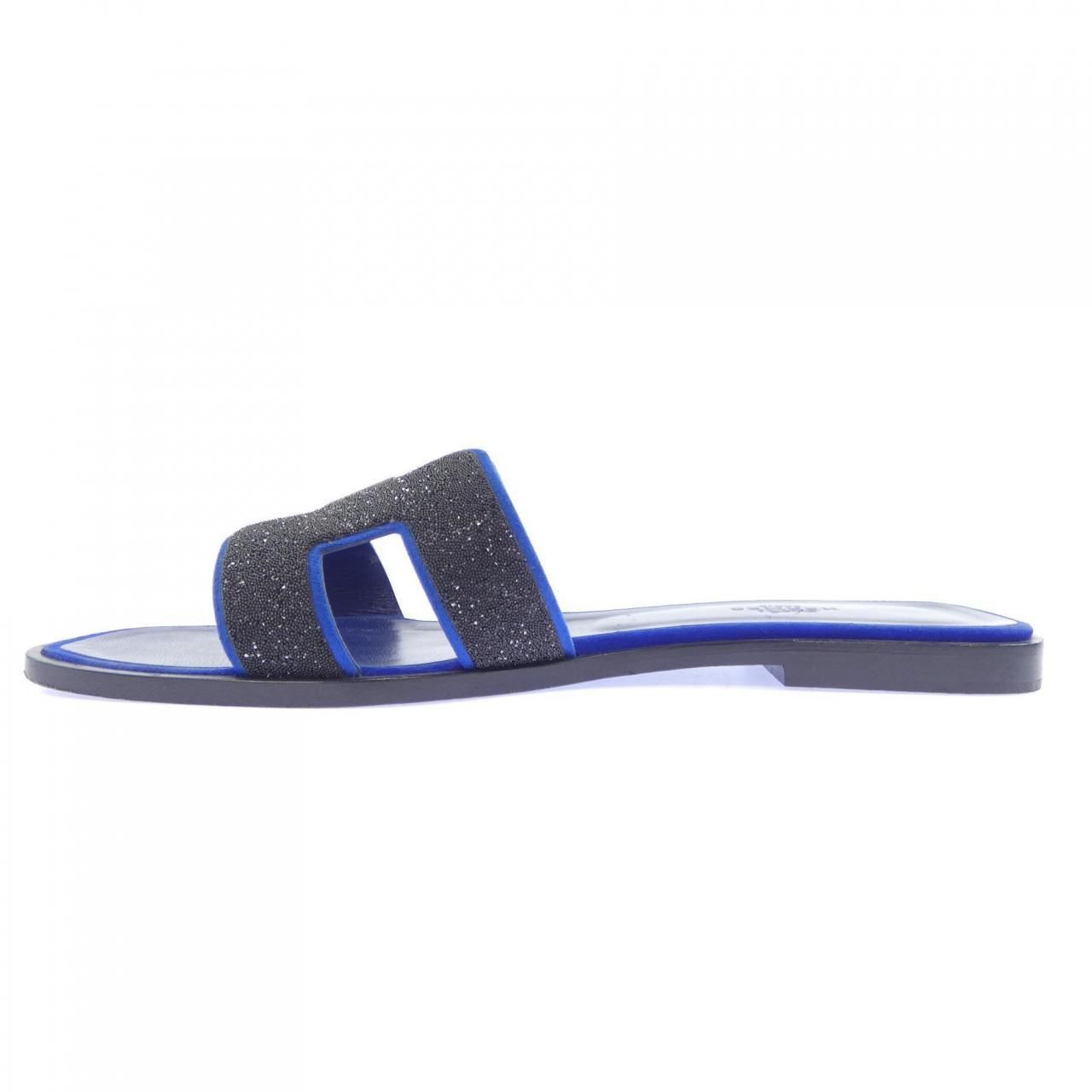 Hermes Sandals Black — view 2