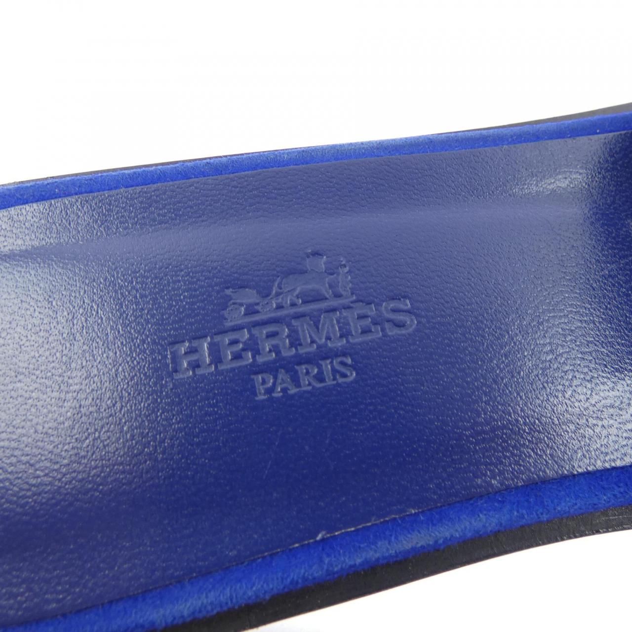 Hermes Sandals Black — view 6