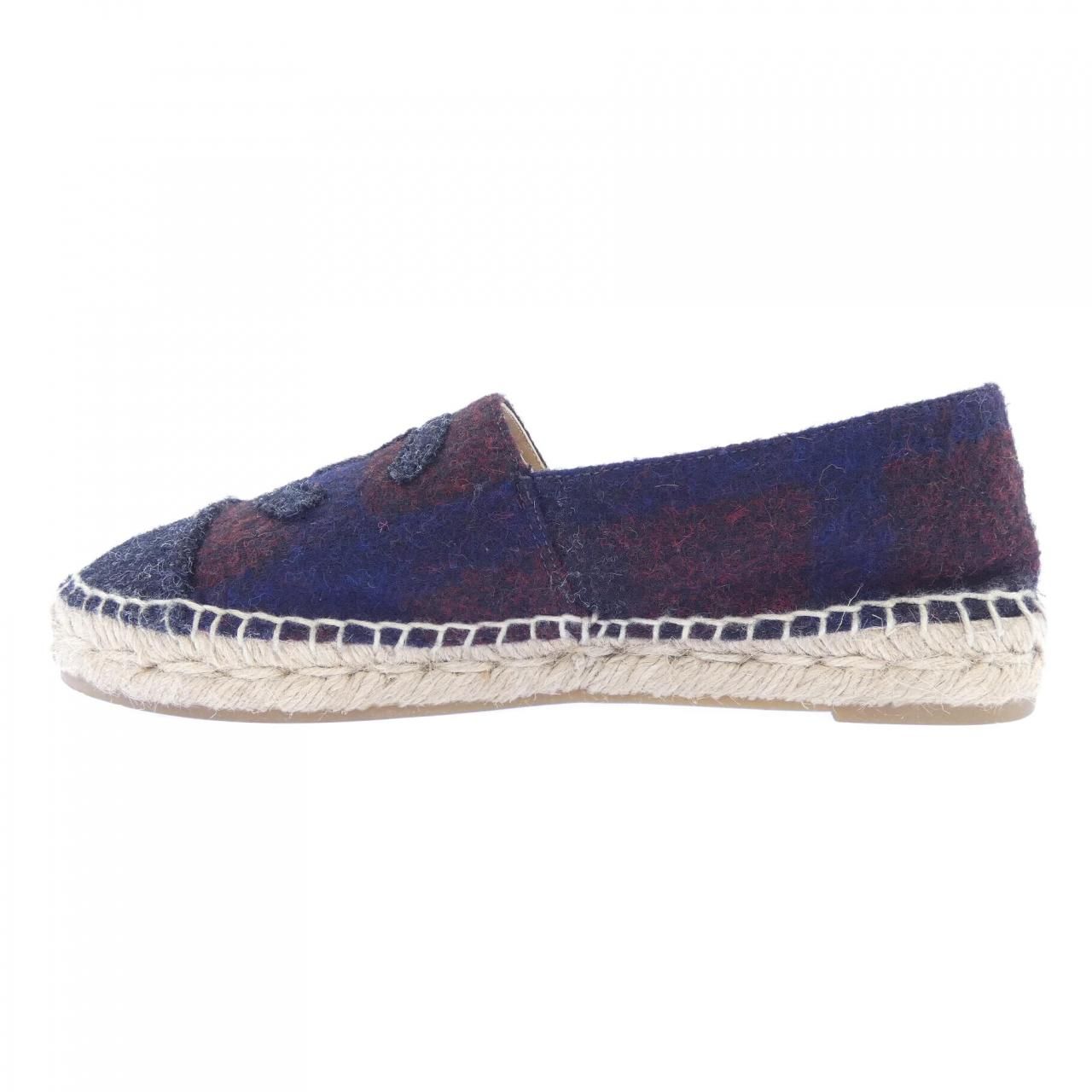 Chanel Espadrilles Shoes Navy — view 2