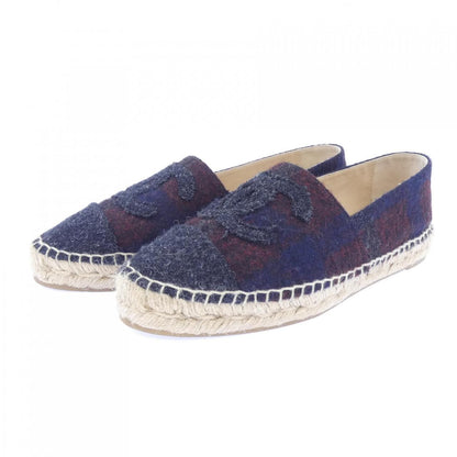 Chanel Espadrilles Shoes Navy — view 3