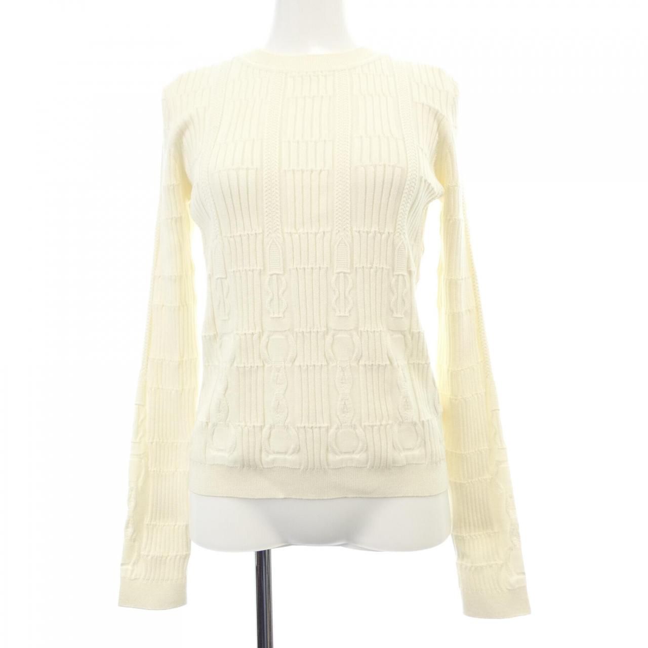 Hermes Coaching Remix Torsado Knit Sweater