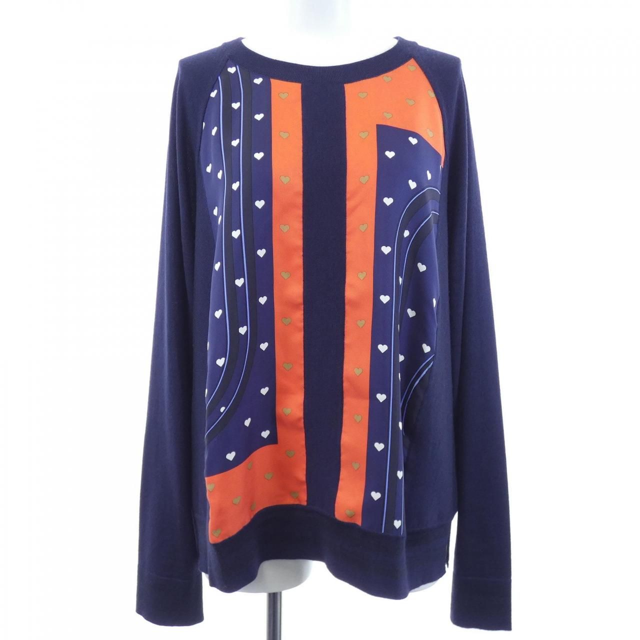 Hermes Brides de Gala Twill Lane Knit Sweater