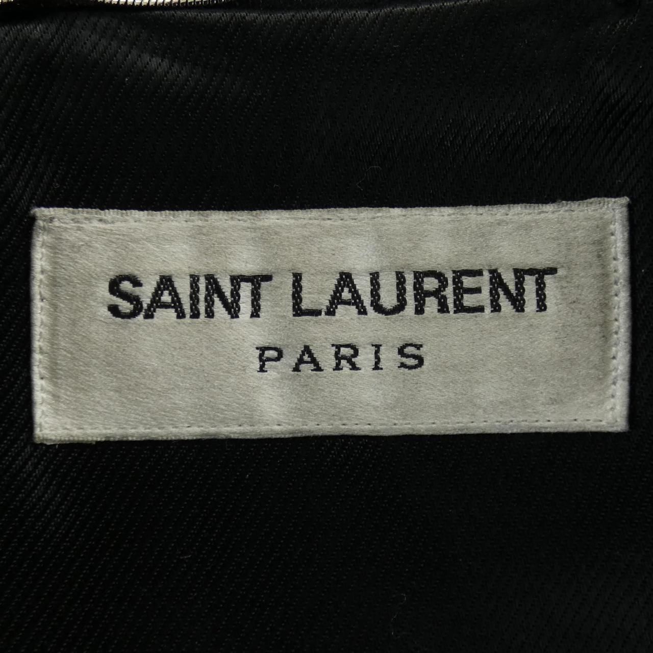 Saint Laurent Leather Rider's Jacket — view 4