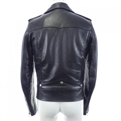 Saint Laurent Leather Rider's Jacket — view 2