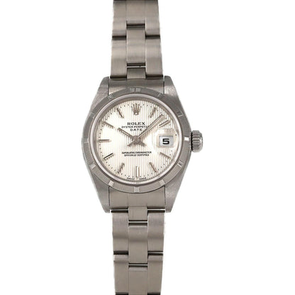 Rolex Oyster Perpetual Date SS Automatic Winding Number Watch