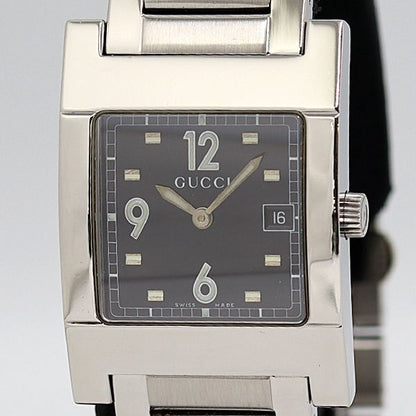 Gucci Quartz Black Dial Date Watch Tam