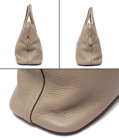 Hermes 2-Way Shoulder Bag Silver Taurillon Clemence Bolide 35 — view 7