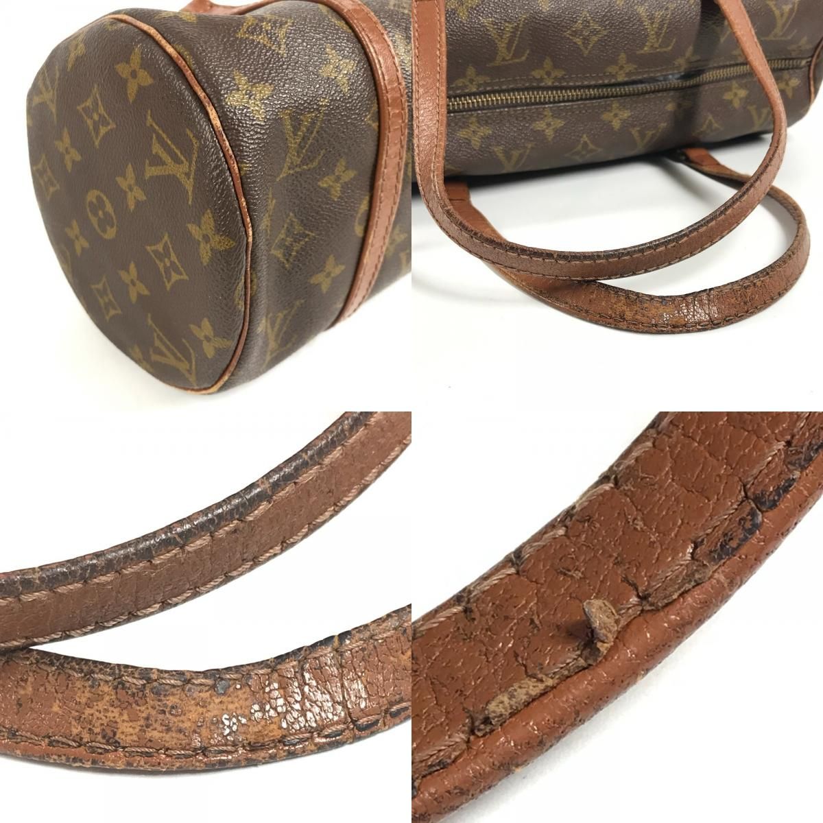 Louis Vuitton Handbag Papillon 30 Monogram Canvas Brown — view 7