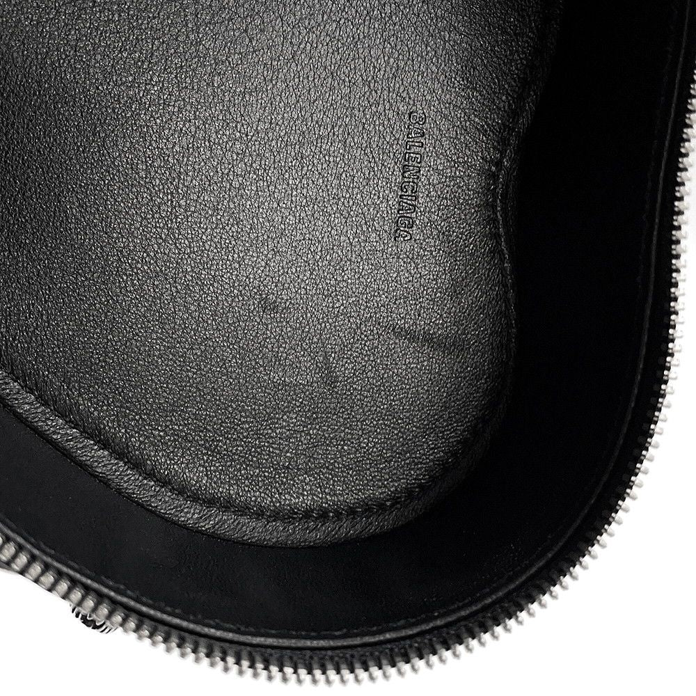 Balenciaga Pouch le Cagole Heart Leather Black Case — view 7