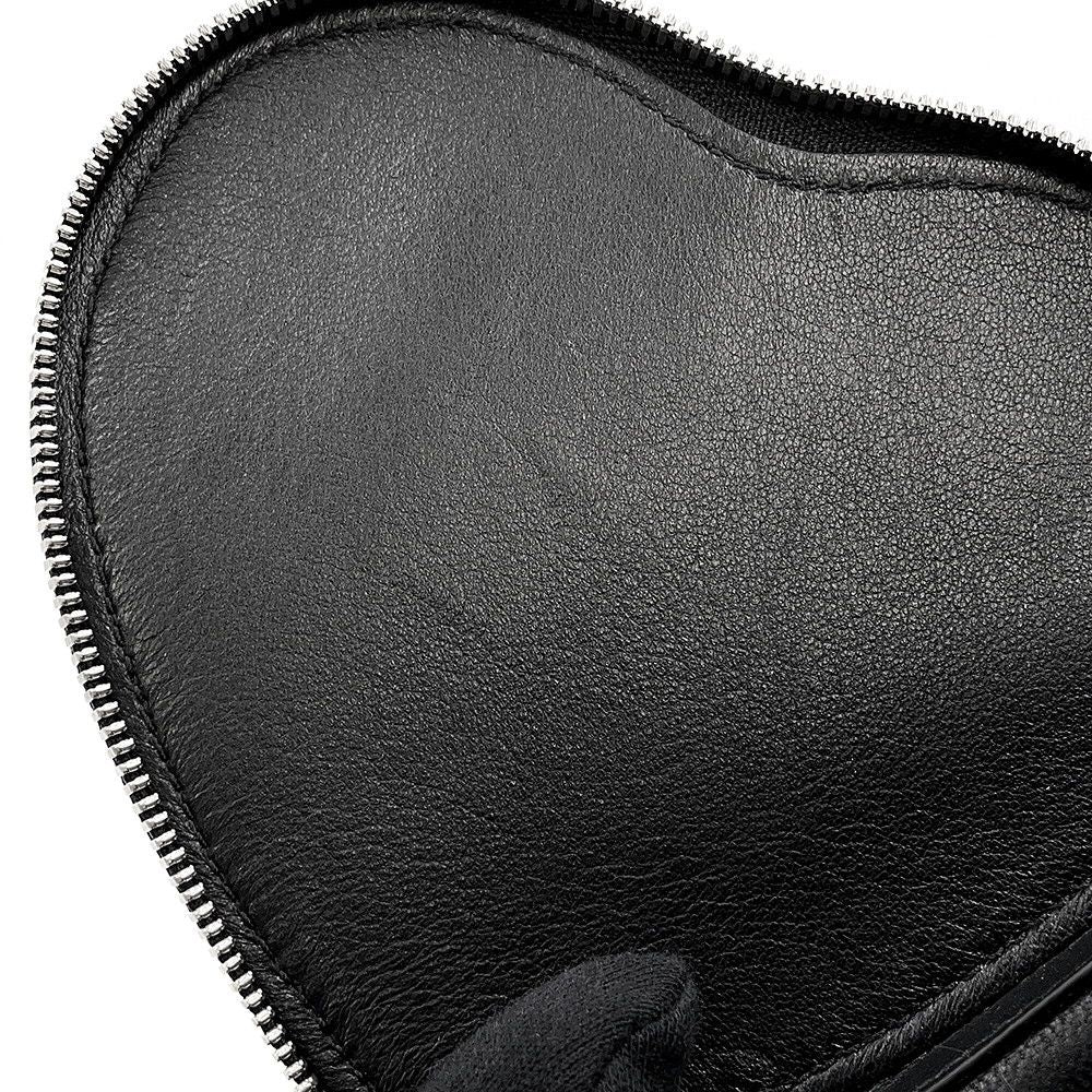Balenciaga Pouch le Cagole Heart Leather Black Case — view 8