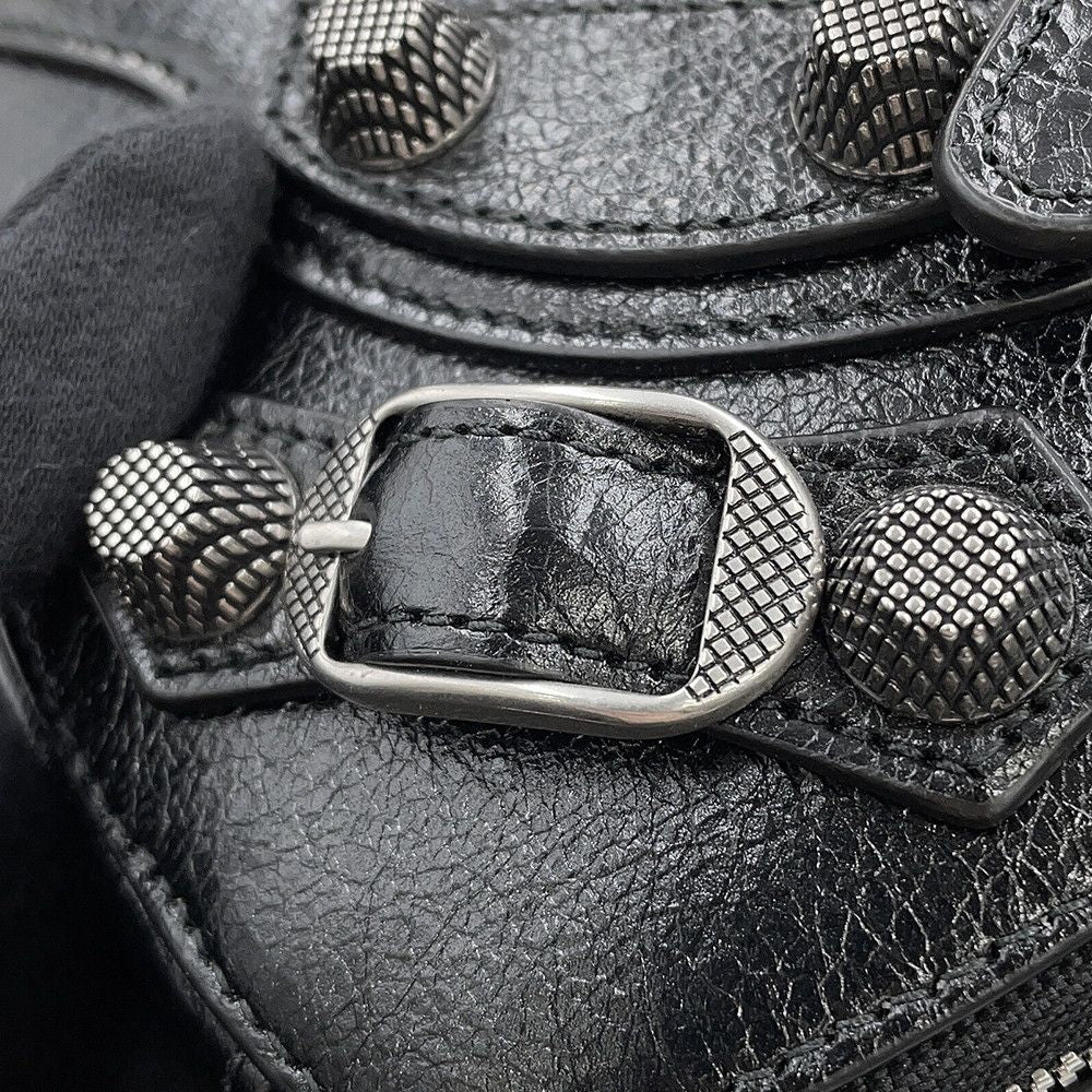 Balenciaga Pouch le Cagole Heart Leather Black Case — view 6