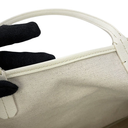 Goyard Tote Saint Louis PM Leather White Herringbone with Pouch — view 9