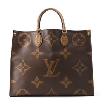 Louis Vuitton Tote Monogram Reverse Giant On The Go GM 2-Way Shoulder Bag