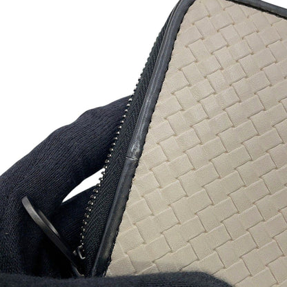 Bottega Veneta Wallet Intrecciato Bicolor Zip Around — view 7