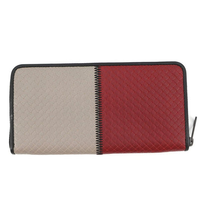 Bottega Veneta Wallet Intrecciato Bicolor Zip Around — view 3