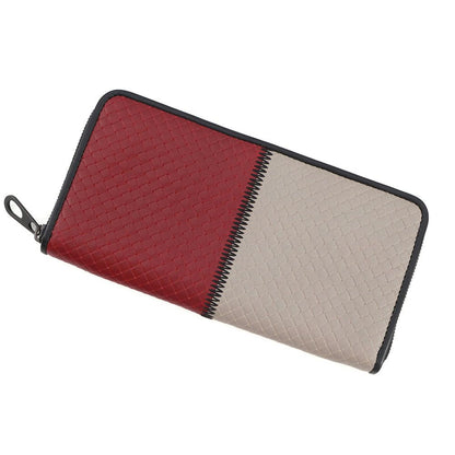 Bottega Veneta Wallet Intrecciato Bicolor Zip Around
