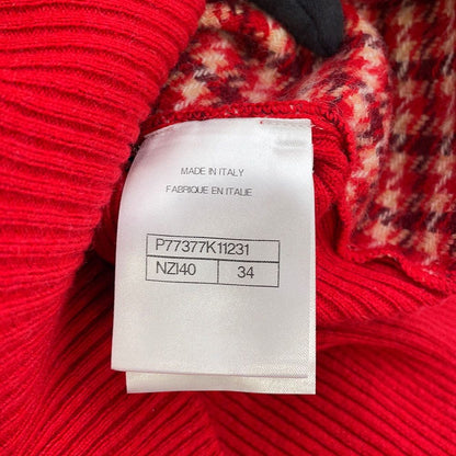 Chanel Knit CC Logo Check 34 Top Sweater — view 9