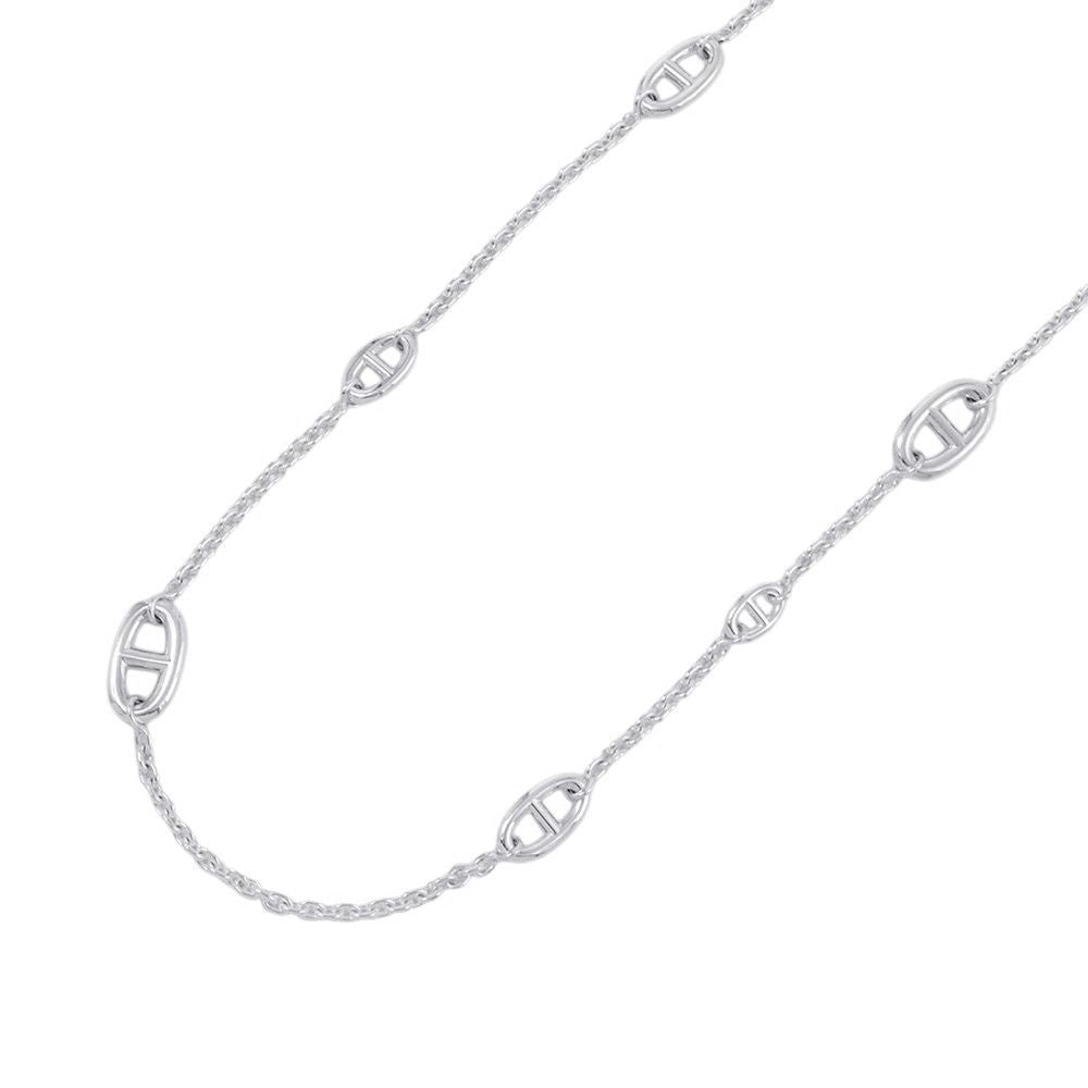 Hermes Necklace Chaine D'ancre Farandole 80 Long