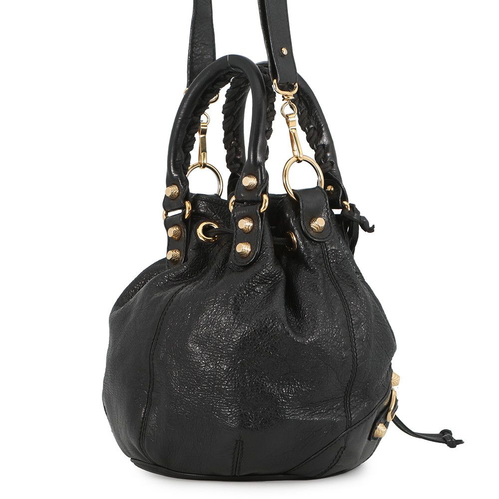 Balenciaga Handbag Giant Mini Pom Leather 2-Way — view 2