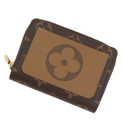 Louis Vuitton Bifold Wallet Monogram Reverse Portefeuille Lou Black