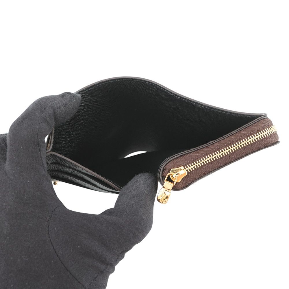 Louis Vuitton Bifold Wallet Monogram Reverse Portefeuille Lou Black — view 5