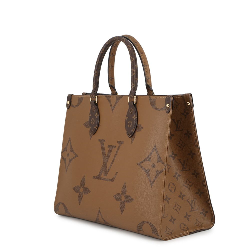 Louis Vuitton Tote Monogram Reverse Giant On The Go MM Handbag 2-Way — view 2