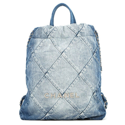 Chanel 22 Backpack Denim