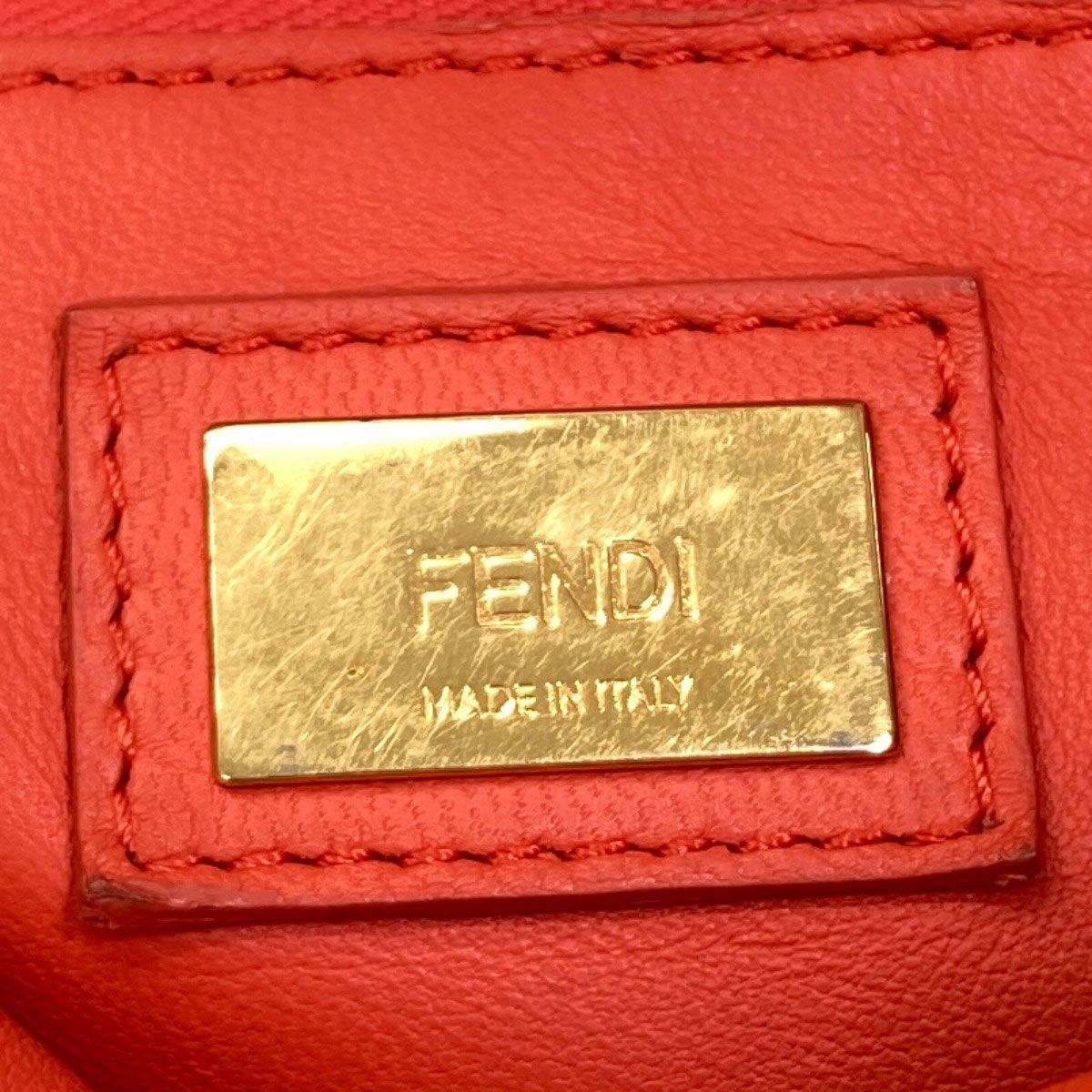 Fendi Peekaboo Mini 2-Way Handbag Calf — view 6