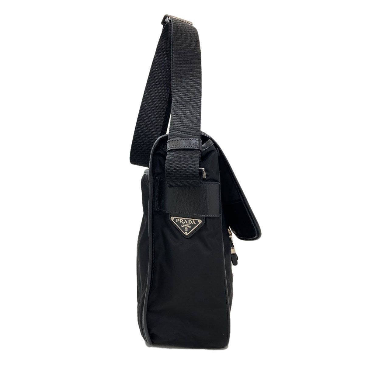 Prada Logo Shoulder Bag Nylon — view 3