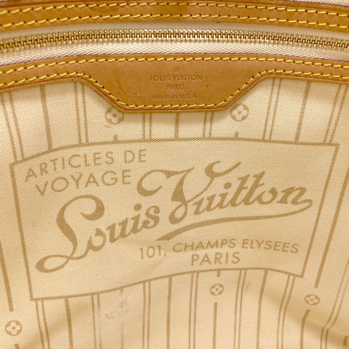Louis Vuitton Neverfull MM Tote Damier Canvas — view 6
