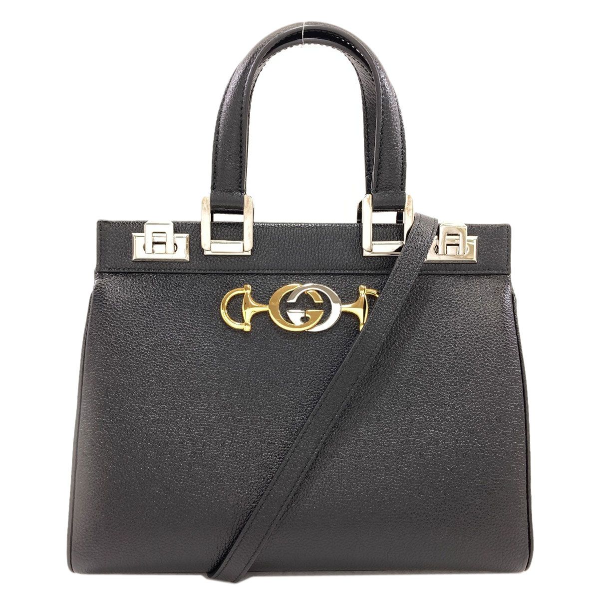 Gucci Zumi 2-Way Handbag Calf